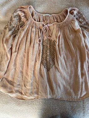 Silk beaded blouse Mes Demoiselles